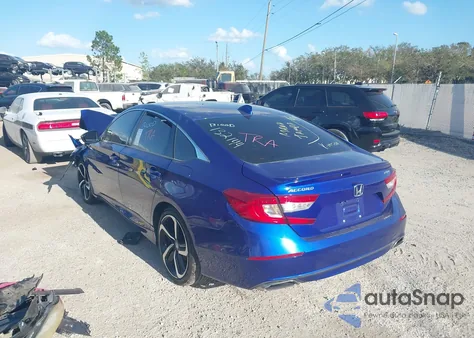 2018 Honda Accord Sport from USA, damaged, VIN 1HGCV1F39JA132144